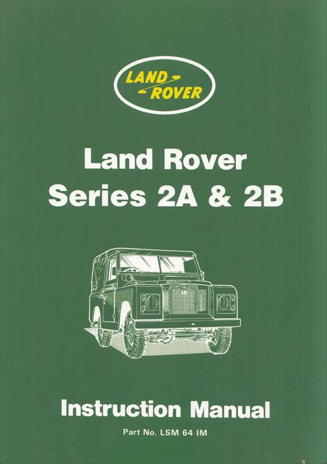 Land rover series ii iia 2 service repair manual download. - Volvo penta parts manual 290 sp.