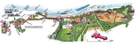 Landborgspromenaden karta