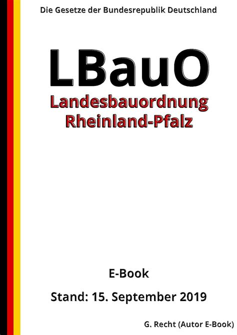 Landesbauordnung rheinland pfalz, bd. - Horolovar 400 day clock repair guide hardcover.