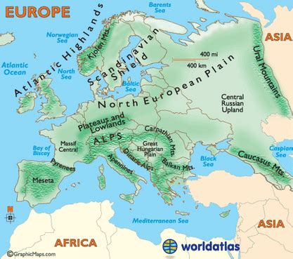 Landforms in E. Europe - OUR WORLD BEYOND US; …