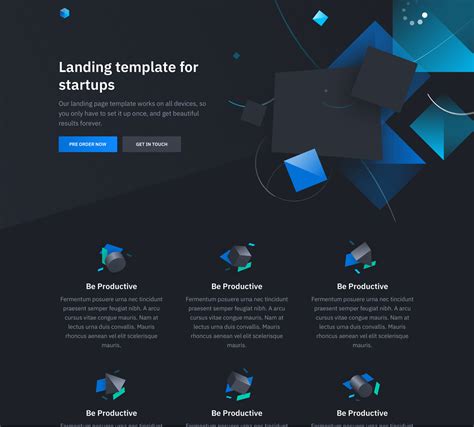 Landing Page HTML Template Download for Free DesignHooks
