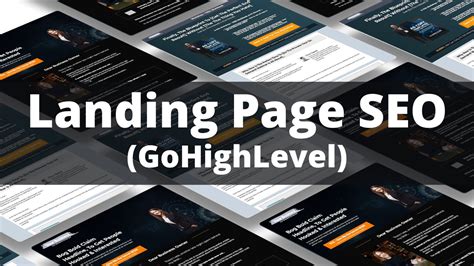 Landing Page SEO SEO Meta Data in GoHighLevel