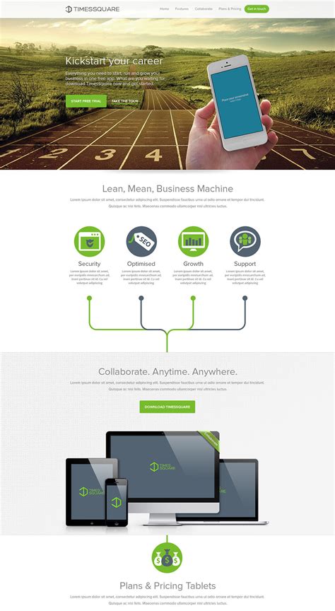 Landing Page Template 87+ Free PSD Format Download