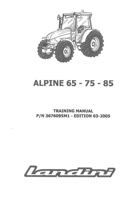 Landini alpine 65 75 85 traktor werkstatt service reparaturanleitung 1. - Ariel, oder, sturm auf die weisse wäsche.