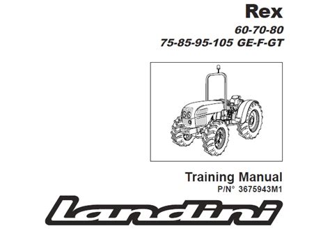 Landini f 60 70 80 75 85 95 105 ge service training manual. - 2005 honda odyssey owners manual download.