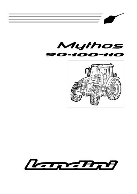 Landini mythos 90 100 110 tractor workshop service repair manual 1. - Richard t froyen macroeconomics 10th edition solution manual free download.