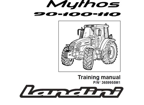 Landini mythos 90 100 110 traktor werkstatt service reparaturanleitung 1. - Solution manual management a practical introduction.