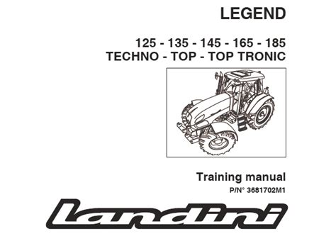 Landini nueva leyenda tdi 125 135 145 165 manual de taller. - [ausgewa hlte werke in drei ba nden].