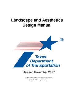 Landscape And Aesthetics Design Manual Lad
