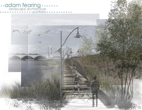 Landscape Architecture Portfolio Cover Page The Architect