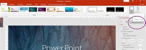 Landscape and Portrait Slides in the Same Powerpoint