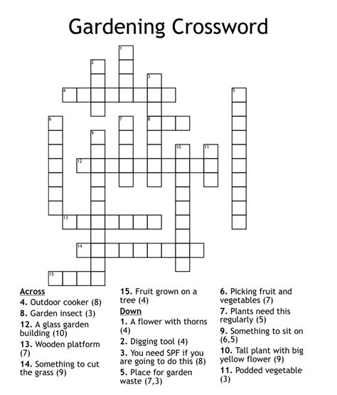Landscaping tools crossword. Gardening tool is a crossword puzzle clue. Clue: Gardening tool. Gardening tool is a crossword puzzle clue that we have spotted over 20 times. There are related clues (shown below). 