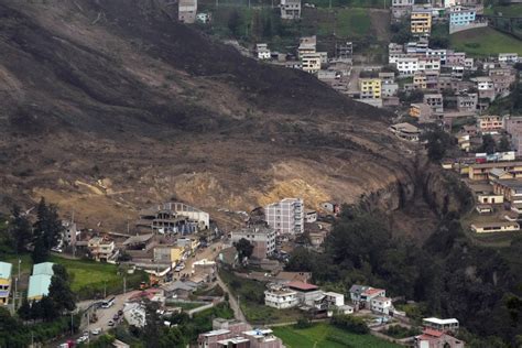 Landslide in Ecuador kills at least 16, with dozens missing