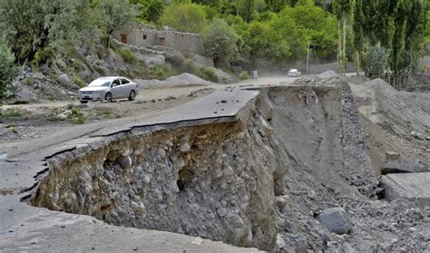 Landslides block key roads in northern Pakistan, as the death toll from monthlong rains rises to 133