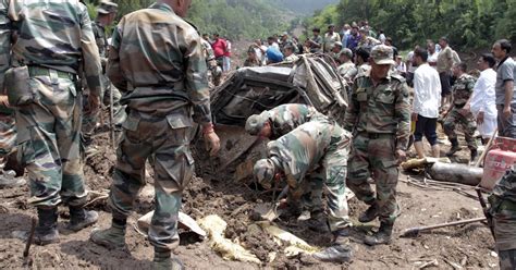 Landslides kill 3 at base camp of a Hindu temple in northern India and 17 others are still missing