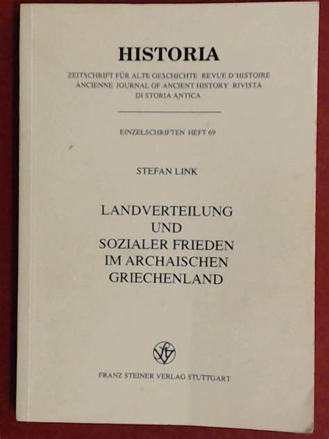 Landverteilung und sozialer frieden im archaischen griechenland. - Manual de piezas del mezclador hobart h600.