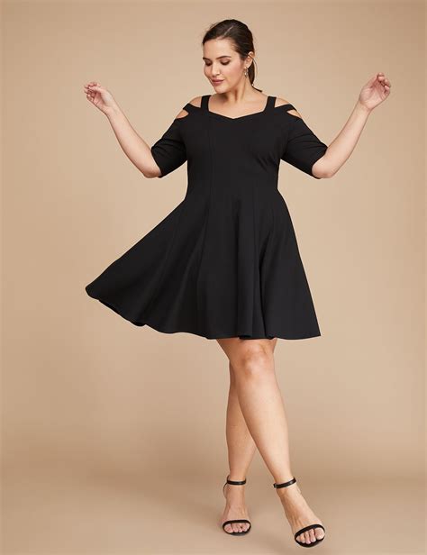 Shop Black our collection plus size fit and flare dresses in stylish colors, fun prints and a wide selection of sizes. CLOTHING, ACCESSORIES, BRAS, SLEEP & LOUNGE 50% OFF: Online only. Valid only on as marked select full price apparel, accessories, sleep & bras while supplies last. ... Try an A-line or fit and flare dress from Lane Bryant! Both ...