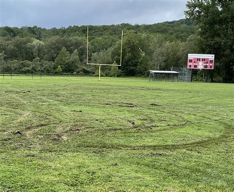 Lanesborough Police looking for who destroyed William E. Laston Memorial Park's football field