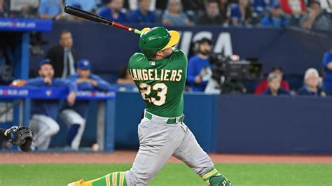 Langaliers hits game-winning HR in 9th as A’s beat Blue Jays 5-4 to end 8-game skid