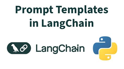 Langchain prompt templates.  It accepts a set of parameters from the u...