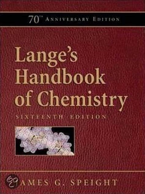 Lange s handbook of chemistry 70th anniversary edition. - Vmware vrealize automazione manuale di guido soeldner.