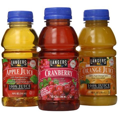 Langers juice. Langers Juice Drink, Mango Nectar Cocktail (Pack of 3) Free shipping, arrives in 3+ days. $ 3607. LANGERS CRANBERRY PLUS JUICE PLASTIC BOTTLE 1 CT 64 OZ (Pack of 3) Free shipping, arrives in 3+ days. $ 4593. Langers Zero Sugar Added Cranberry Cocktail Juice - 64 oz (Pack of 4) Free shipping, arrives in 3+ days. 