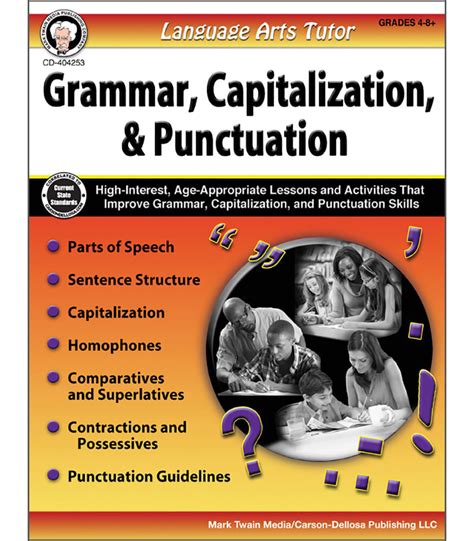 Language Arts Tutor Capitalization and Punctuation Grades 4 8