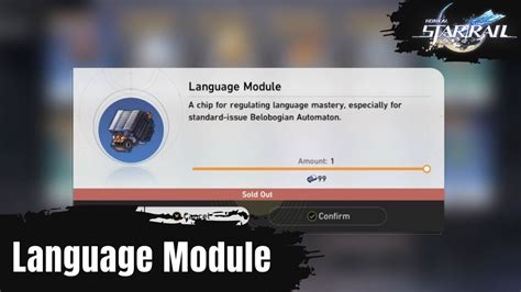 Language Module Honkai Star Rail YouTube