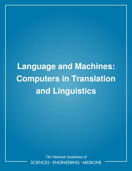 Language Thought And Logiclanguage And Machines Computers In Translation And Linguistics