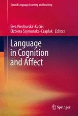 Language in cognition and affect by ewa piechurska kuciel. - Epson lx 300 manual em portugues.