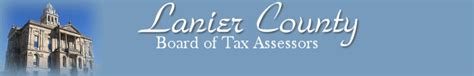 Lanier County, GA Tax Commissioner Rebecca Rampey 56 West Main St. S