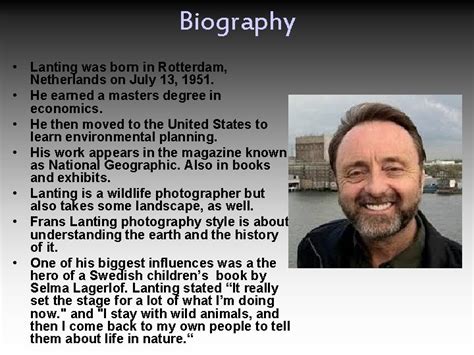 Lanting biography