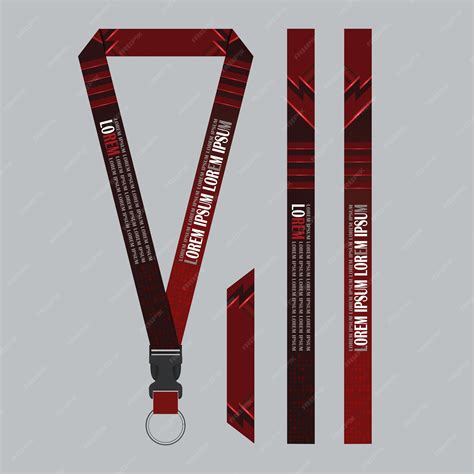 Lanyard Template Design
