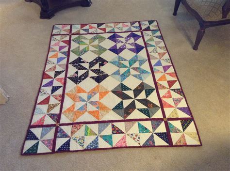 Lap quilt from a free Moda Pattern