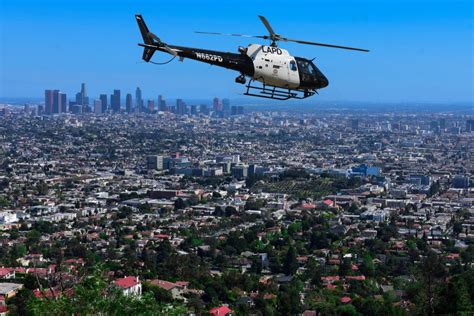 One predominantly Black and Latinx neighborhood, served by the 77th Street Community Police Station in South Los Angeles, received nearly ten per cent of the L.A.P.D.’s total helicopter flight .... 