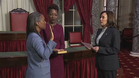 Laphonza Butler sworn in to replace Feinstein in Senate