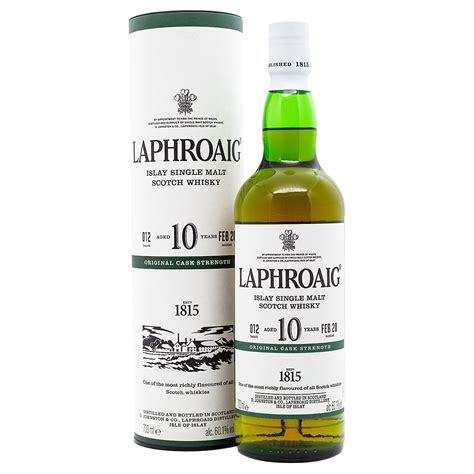 Laphroaig cask strength batch 12.  With this special version, our Frie...