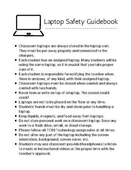 Laptop Computer Safety