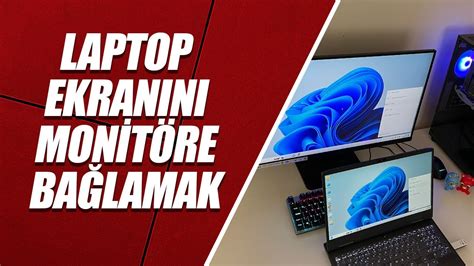 Laptop Ve Masaüstünü Aynı Monitöre Bağlamak.