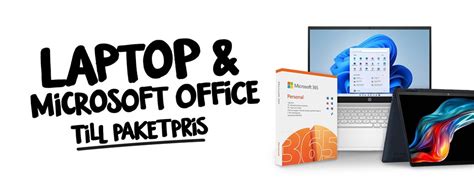 Laptop med Microsoft Office i paketpris NetOnNet