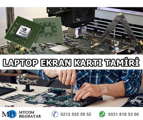 Laptoplar ekran kartlarının ve masaüstü bilgisayar ekran kartlarının tamiri mümkündür.