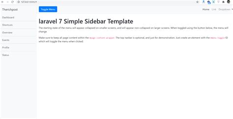 Laravel 8 Template Free Therichpost