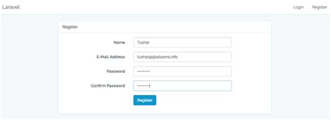 Laravel Authentication Tutorial [Login, Logout, Register, Password & Remember Me