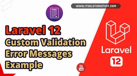 Laravel custom validation message not working.  With these skills, you can c...