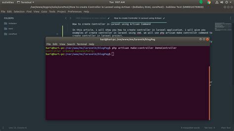 Laravel factory make vs create.  --controller -c Create a new controller for t...