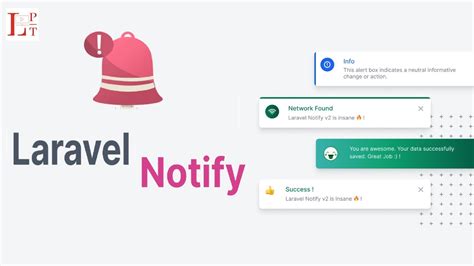 Laravel notification example.  Generating Conclusion The Laravel Notifications system is a flex...