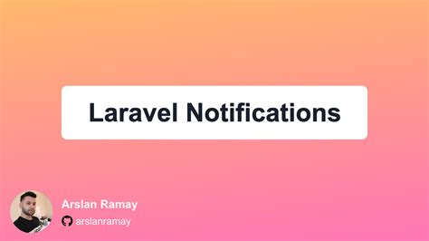 Laravel notification route.  Laracasts contains thousands of video tutorials on a s...