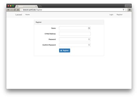 Laravel register controller.  This also makes full use of Controllers for the ...
