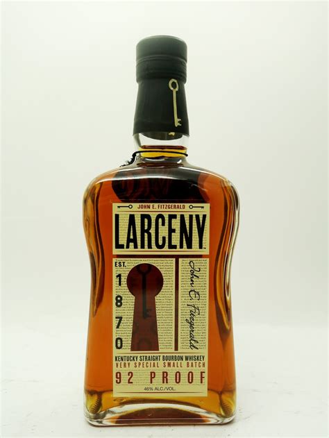 Larceny bourbon. Larceny Bourbon is a wheated bourbon from Heaven Hill, blended from 6 to 12-year old barrels. It has a sweet, floral, and nutty nose with hints of … 