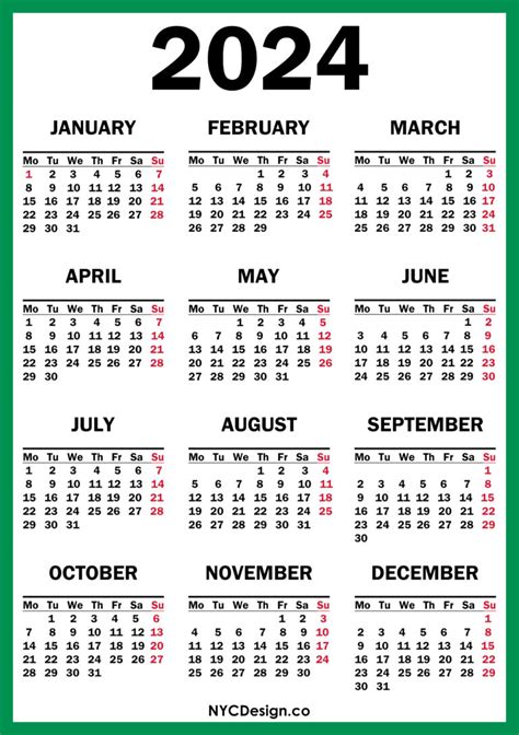 Large 2024 Calendar